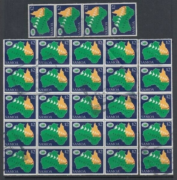 Samoa 1988 $2 Expo Brisbane (blocks) (id:r42300)