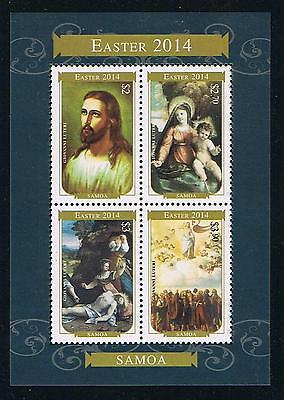 Samoa 2014 Easter Postage Stamp Souvenir Sheet Issue